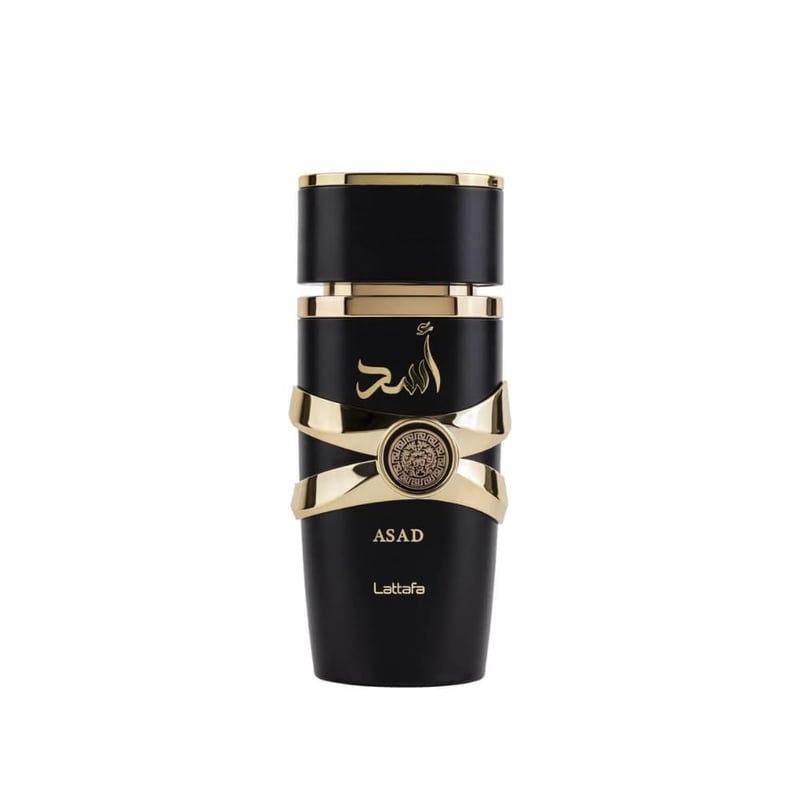 Lattafa Asad Unisex Eau de Parfum - 100 ml Fűszeres-Balzsamos Illat Fekete Bors, Kávé és Vanília Jegyekkel - Férfi és Női Parfüm