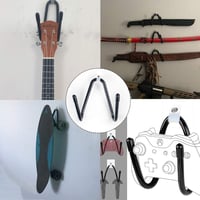LATTCURE Skateboard Fali Tartó 2 Darabos Szett - Alumínium Gördeszka Longboard Penny Board Felfüggesztő Konzol Csavarokkal 2