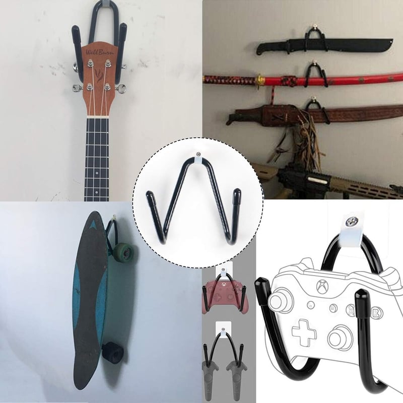 LATTCURE Skateboard Fali Tartó 2 Darabos Szett - Alumínium Gördeszka Longboard Penny Board Felfüggesztő Konzol Csavarokkal
