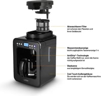 Lauben Grind&Drip 600BB kávéfőző beépített kávédarálóval, 0,56L, 2-4 csésze 4