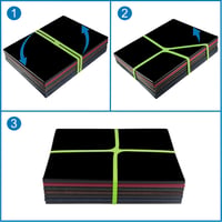 Läufer Rondella X-Band Hercules extra veľké krížové gumičky 250x25 mm, priemer 160 mm, balenie 500 g, farebný mix 4
