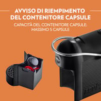 Lavazza A Modo Mio Jolie Evo Espresso Kávégép – Fekete, 0,6 L víztartály, 36% újrahasznosított műanyag, 64 db kapszulával 4