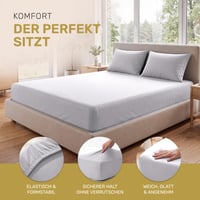 Napínacia plachta Lavea Maya Jersey 100x200 cm – 100 % bavlna, certifikát OekoTex100, s elastickým lemom 7