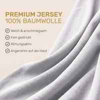 Napínacia plachta Lavea Maya Jersey 100x200 cm – 100 % bavlna, certifikát OekoTex100, s elastickým lemom 8