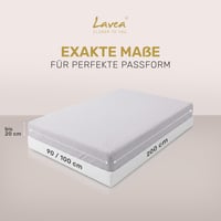Napínacia plachta Lavea Maya Jersey 100x200 cm – 100 % bavlna, certifikát OekoTex100, s elastickým lemom 2