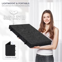 Lavievert Összecsukható Puzzle Tábla 2-in-1 Állvánnyal, Dönthető Kirakós Asztal 6 Fiókkal, Filc Felülettel, Hordozható Puzzle Tároló 2000 Da 3
