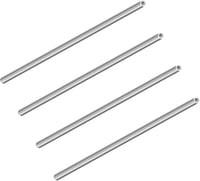 LAVMHAB 304-es Rozsdamentes Acél Cső 5mm Külső Átmérő x 1mm Falvastagság, 200mm Hosszú, Varratmentes Kerek Csövek Ipari és Barkács Felhaszná 1