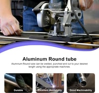 LAVMHAB 6063 Alumínium Körcső 25mm x 21mm - 2mm Falvastagságú Ezüst Csövek 300mm Hosszú - Korrózióálló Könnyű Alumínium Csőpár (2db) 5