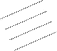 LAVMHAB Rozsdamentes Acél Cső 2mm x 0,5mm x 200mm - Ipari, Konyhai, Kerti Felhasználásra - Varratmentes Kerek Csövek (4 db) 1