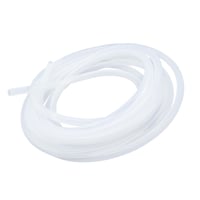 LAVMHAB Silikonska cijev 6mm x 8mm 6m - Prehrambena kvaliteta, Prozirno, Fleksibilno crijevo za vodu i zrak za transport tekućina, -50°C - 200°C 1
