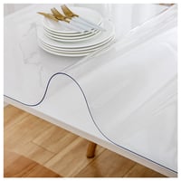 LAVOUP Priehľadná ochranná fólia na stôl 2 mm PVC umývateľná vodoodolná kuchyňa obývačka 100x200 cm 1