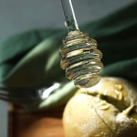 Lawei méztartó üveg kanállal és fedővel - 300 ml 4