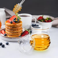 Lawei méztartó üveg kanállal és fedővel - 300 ml 6