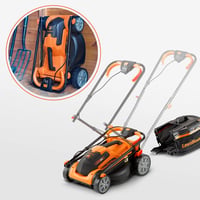 LawnMaster 24V akumulatorska kosilica, širina rezanja 34 cm, za površine do 300 m², bežična 4