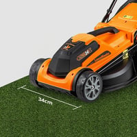 LawnMaster 24V akumulatorska kosilica, širina rezanja 34 cm, za površine do 300 m², bežična 5