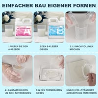 Laxmorph Folyékony Szilikon 2,3kg - Öntőforma Készítő Szett 1:1 Arány 4
