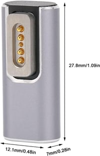 Lazmin112 USB-C Mágneses Adapter PD Gyorstöltés Adatátvitel Laptophoz 8