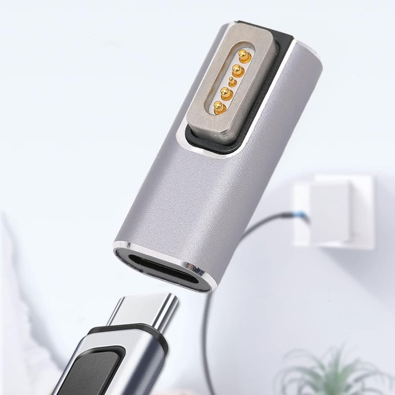 Lazmin112 USB-C Mágneses Adapter PD Gyorstöltés Adatátvitel Laptophoz