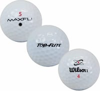 lbc-sports Lakeballs Mix 100db AAAA/AAA Golfgolyó Prémium Minőség 3