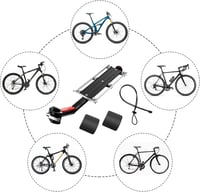 LBING alumínium kerékpár csomagtartó állítható gyorscsatlakozós hátsó rack 15-20 kg 7