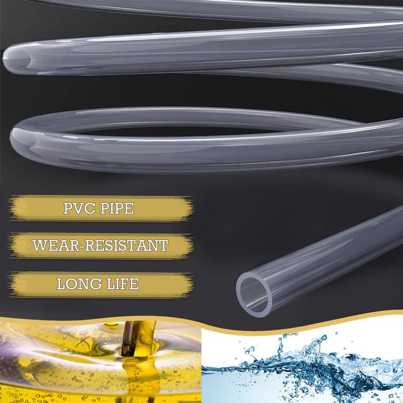 LBING Kézi Szivattyú Üzemanyag Átfejtő Pumpa 2m Tömlővel Benzin Dízel Olaj Víz Szívó Pumpa Autóhoz Vészhelyzeti Átpumpáló