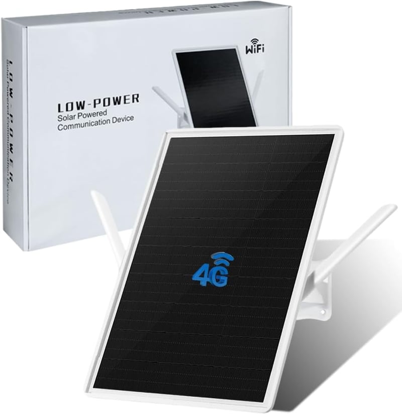 LCLCTEK 4G LTE Router Napelemes Akkumulátor Kültéri SIM Kártyás 150Mbps