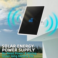 LCLCTEK 4G LTE Router Napelemes Akkumulátor Kültéri SIM Kártyás 150Mbps 4