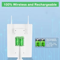 LCLCTEK 4G LTE Router napelemes akkumulátorral, 26000 mAh, SIM kártyás, 150 Mbps 4