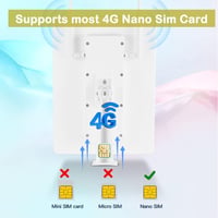 LCLCTEK 4G LTE Router napelemes akkumulátorral, 26000 mAh, SIM kártyás, 150 Mbps 5