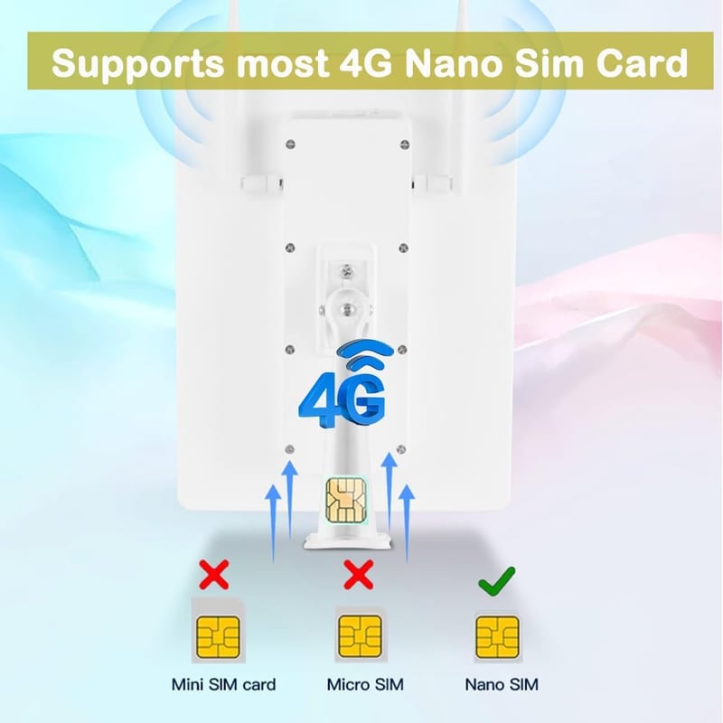 LCLCTEK 4G LTE Router napelemes akkumulátorral, 26000 mAh, SIM kártyás, 150 Mbps