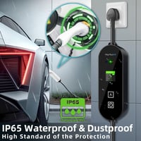 LCLCTEK Type 2 Schuko 3.68kW 5m elektromos autó töltőkábel LED kijelzővel 4