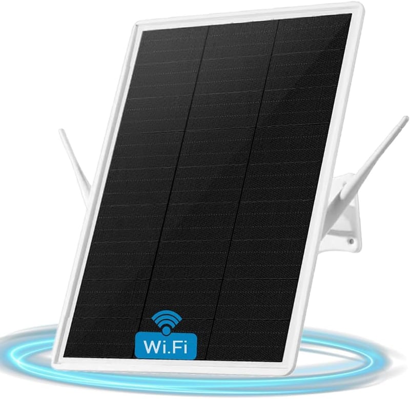 LCLCTEK WiFi jelerősítő repeater kültéri napelemes akkumulátorral, 2,4 GHz 300 Mbit/s - szürke