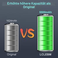 Náhradná batéria LCLEBM pre iPhone SE 2016 2750 mAh, vysokokapacitná Li-ion polymérová batéria pre modely A1662, A1723, A1724, so súpravou náradia 2