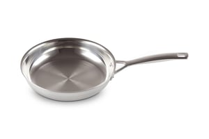 Le Creuset 3-ply tava od nehrđajućeg čelika, bez neprianjajućeg sloja, promjer 24 cm, pogodna i za indukcijske ploče