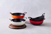 Le Creuset Balti posuda od lijevanog željeza, 24 cm, 2,7 litara, mat crna 6
