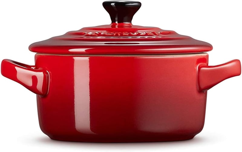 Le Creuset Kerámia Mini Kerek Sütőedény 200ml Fehér - Coastal Blue