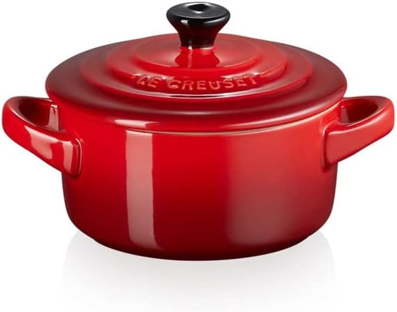 Le Creuset Kerámia Mini Kerek Sütőedény 200ml Fehér - Coastal Blue