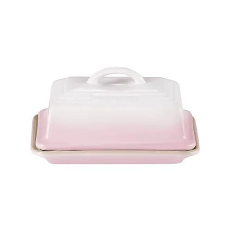 Untieră din ceramică Le Creuset, 900 g, 17 x 12,5 x 9 cm, Shell Pink