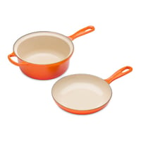 Liatinový hrniec Le Creuset Signature 2-v-1 Marmitout, 22 cm, 2,3 l, čerešňovo červený 3