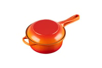 Liatinový hrniec Le Creuset Signature 2-v-1 Marmitout, 22 cm, 2,3 l, čerešňovo červený 2