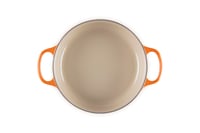 Liatinová zapekacia misa Le Creuset Signature Gourmet 30 cm 6,2 litra, plamenná červená, všetko — vrchnák je poškriabaný (stav: pozri 2. obrázok) 6