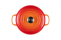 Liatinová zapekacia misa Le Creuset Signature Gourmet 30 cm 6,2 litra, plamenná červená, všetko — vrchnák je poškriabaný (stav: pozri 2. obrázok) 5