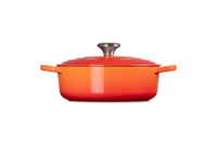 Liatinová zapekacia misa Le Creuset Signature Gourmet 30 cm 6,2 litra, plamenná červená, všetko — vrchnák je poškriabaný (stav: pozri 2. obrázok) 7