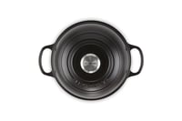 Le Creuset Signature liatinová nádoba na pečenie chleba, 24 cm, matná čierna, 1,6 litrový pekáč 2