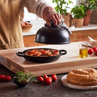 Le Creuset Signature liatinová nádoba na pečenie chleba, 24 cm, matná čierna, 1,6 litrový pekáč 4