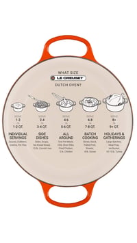 Liatinový hrniec Le Creuset Signature s pokrievkou, okrúhly, 26 cm, 5,3 l, vhodný na všetky typy sporákov vrátane indukcie, farba Meringue 9