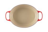Liatinový kastról Le Creuset Signature s pokrievkou, oválny, 33 cm, 7,5 l, čerešňovo červený, vhodný na všetky typy sporákov vrátane indukcie 5