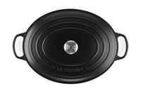 Oválny hrniec Le Creuset Signature zo smaltovanej liatiny s pokrievkou, 40 cm, 14,8 litra, matná čierna 5