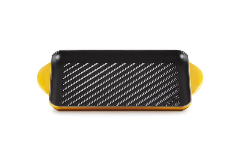 LE CREUSET Pravokutna grill tava od lijevanog željeza 32 cm, Nectar, prikladna za sve ploče za kuhanje, indukciju