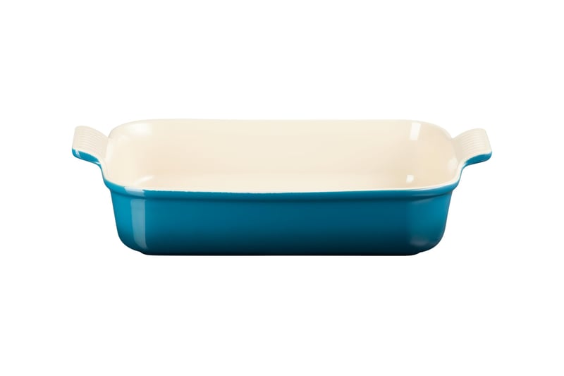 Obdĺžniková zapekacia misa Le Creuset Tradition z kameniny, 32 cm, Deep Teal